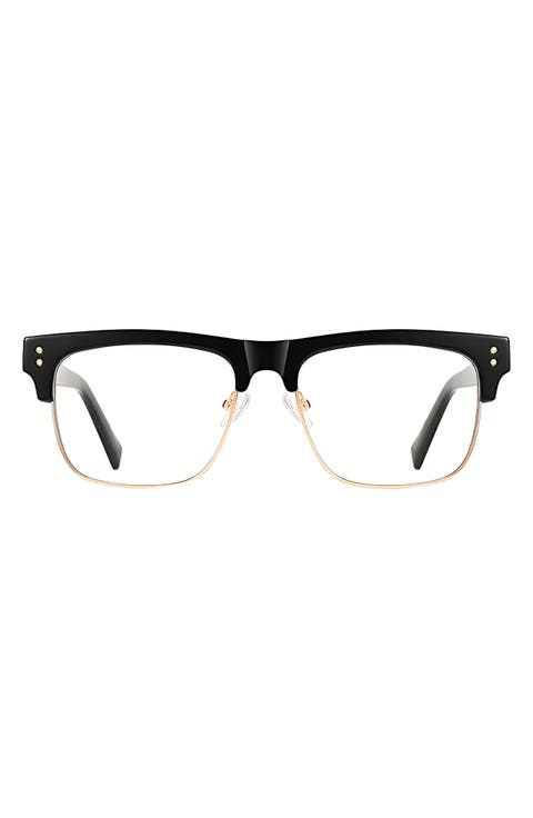 Chaplin 55mm Square Blue Light Blocking Glasses