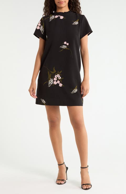Rickie Floral Print Shift Minidress