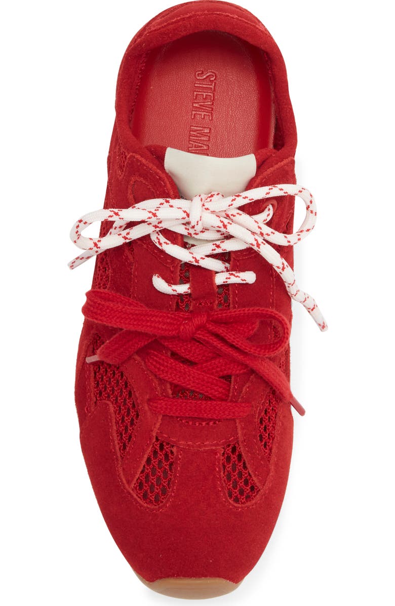 Steve Madden Aziel Mesh Sneaker, Alternate, color, Red