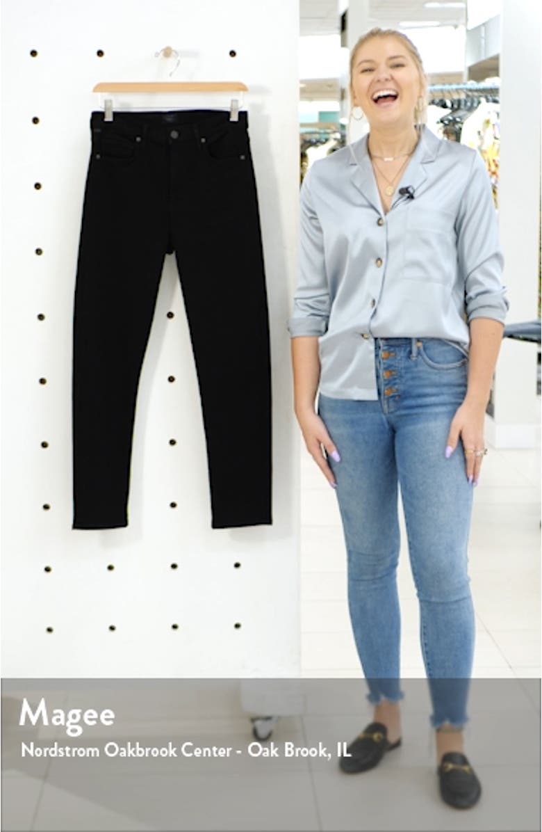 Harlow High Waist Ankle Slim Cut Jeans, sales video thumbnail