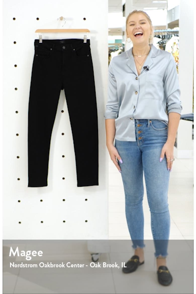 Harlow High Waist Ankle Slim Cut Jeans video