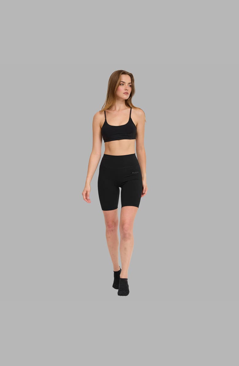 Blvck Paris Blvck Lilith Biker Short, Alternate, color, Black