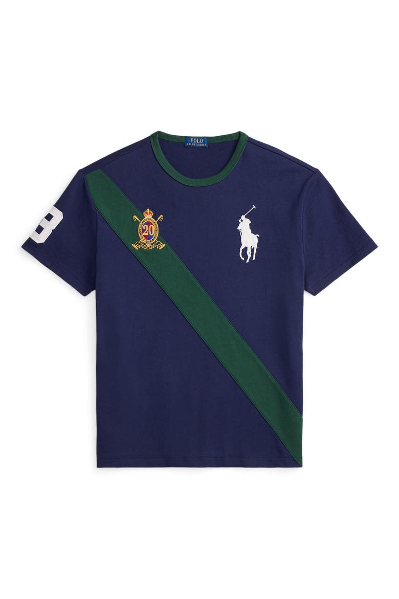Heavyweight Jersey T-Shirt, Alternate, color, NEWPORT NAVY/ VINTAGE PINE