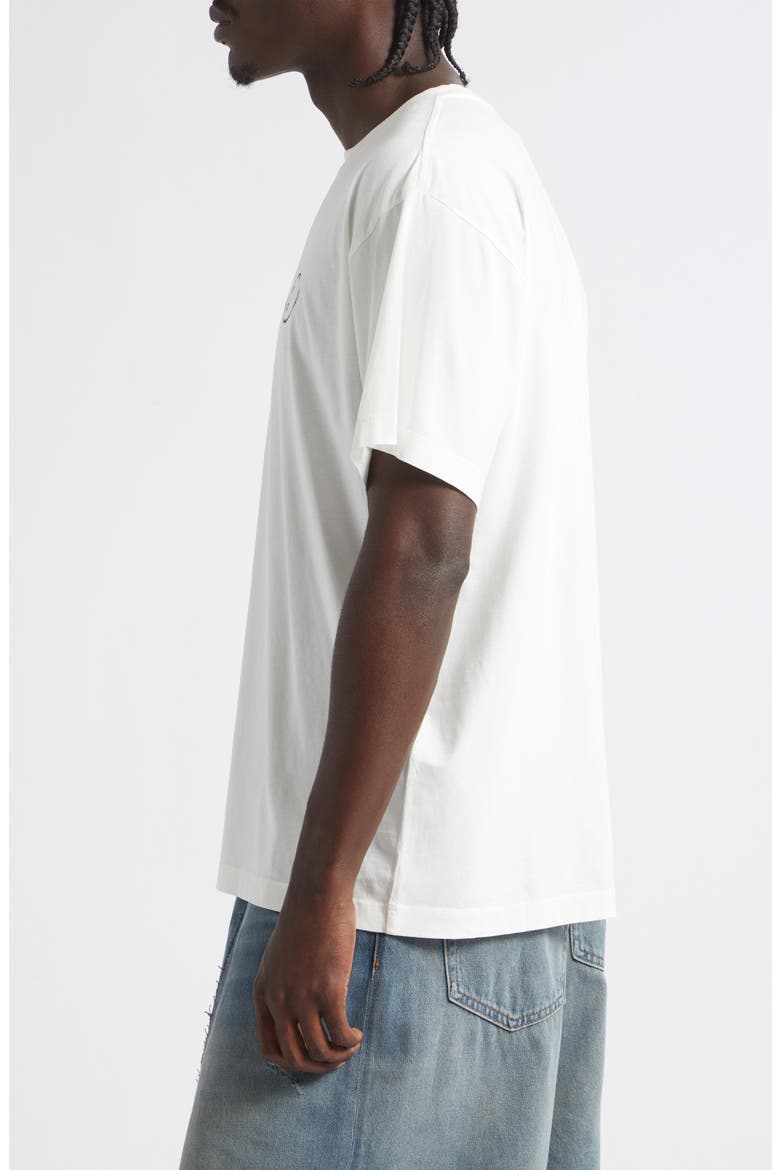 Overdyed Logo Graphic T-Shirt, Alternate, color, OFF WHITE