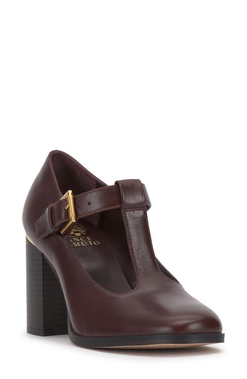 Vince Camuto Micha T-strap Pump In Brown