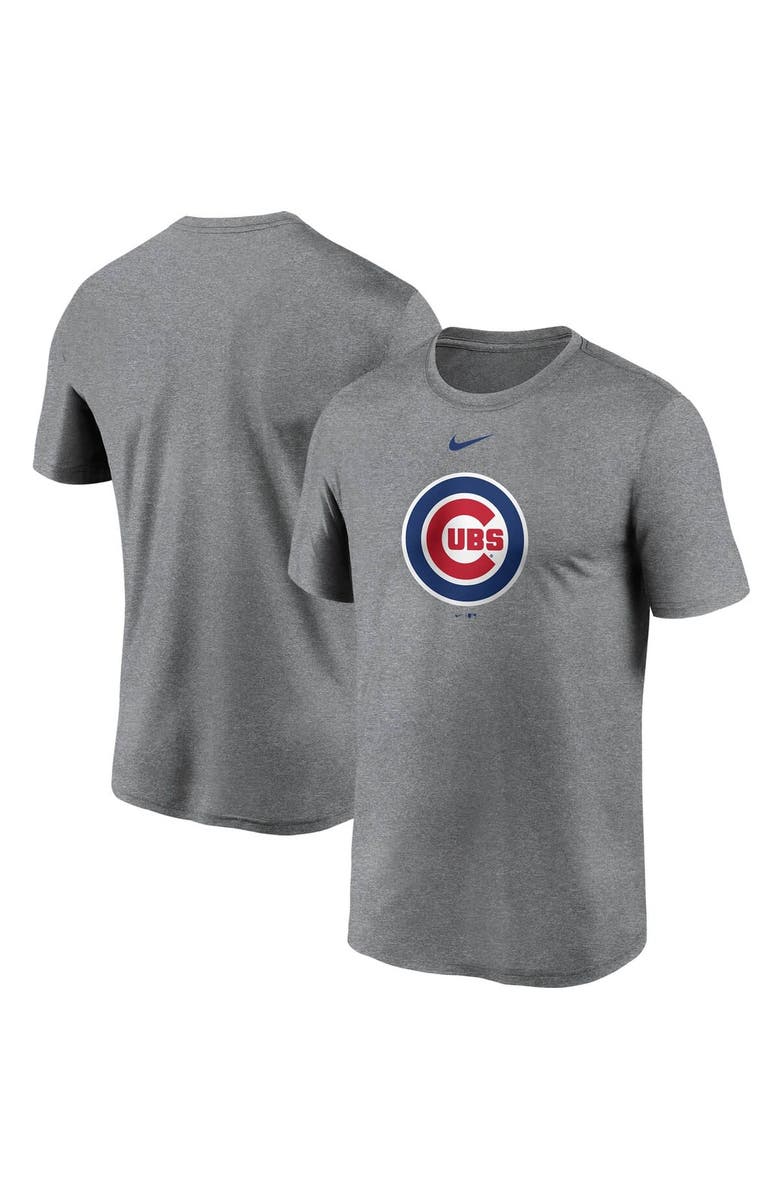 Nike Men's Nike Gray Chicago Cubs Large Logo Legend Performance T-Shirt, Main, color, 