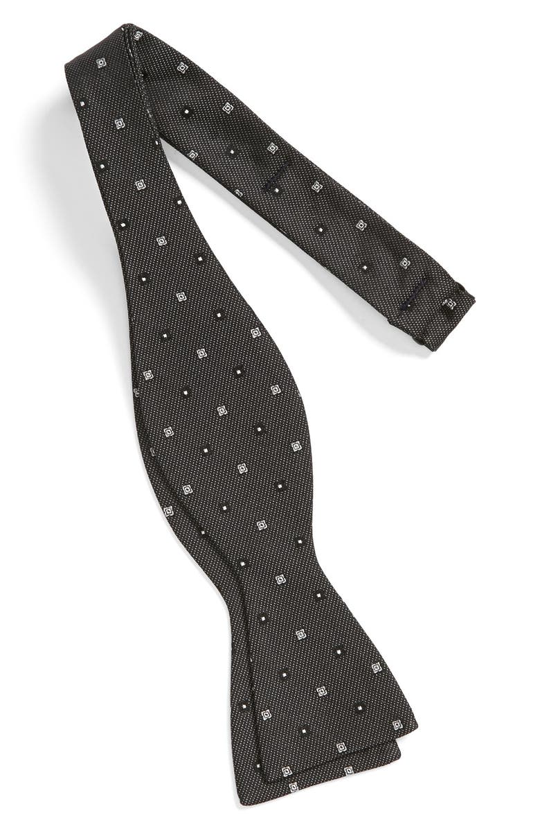 Michael Kors Silk Bow Tie, Alternate, color, 