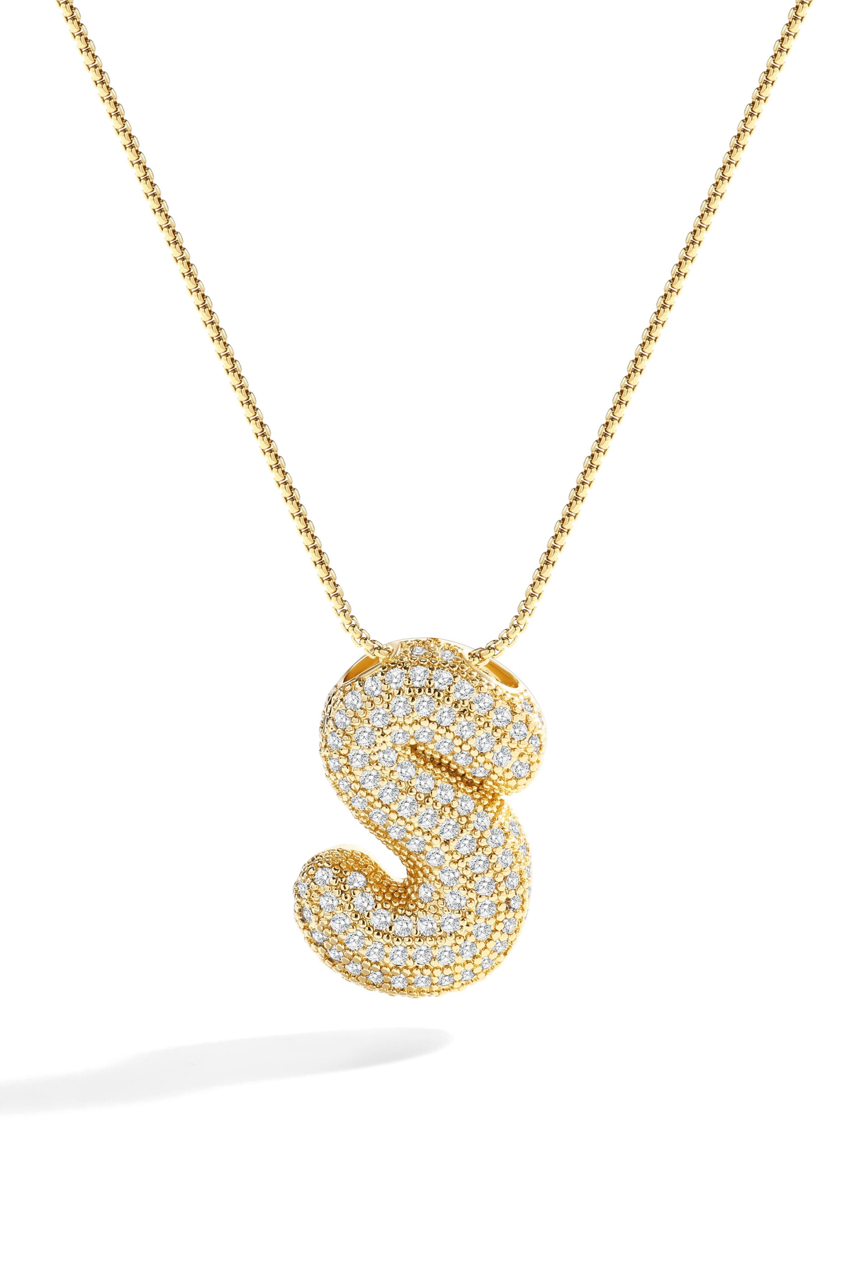 18k Gold / Letter S
