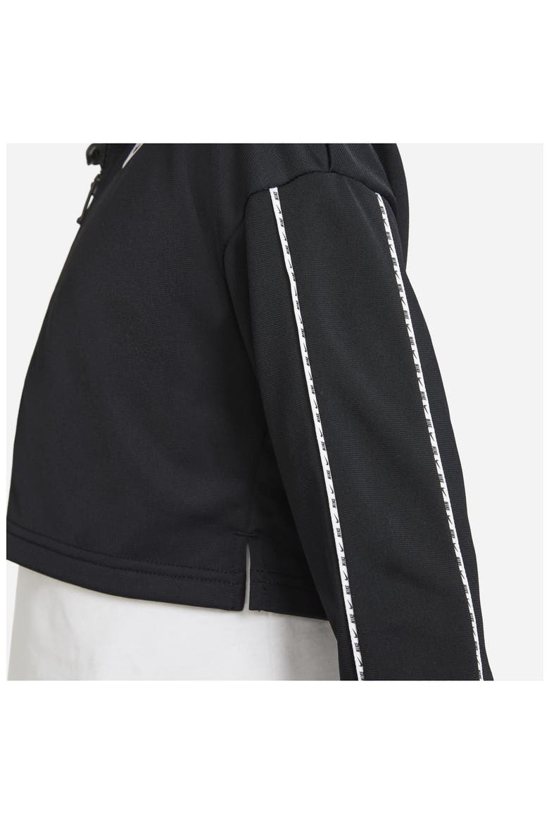 Sportswear Kids' High Waist Tracksuit, Alternate, color, BLACK/ WHITE/ WHITE