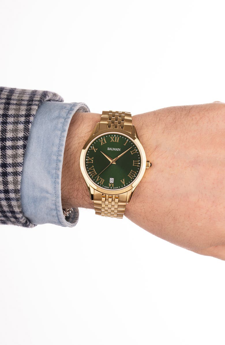 Balmain Classic R Bracelet Watch, 41mm, Alternate, color, 