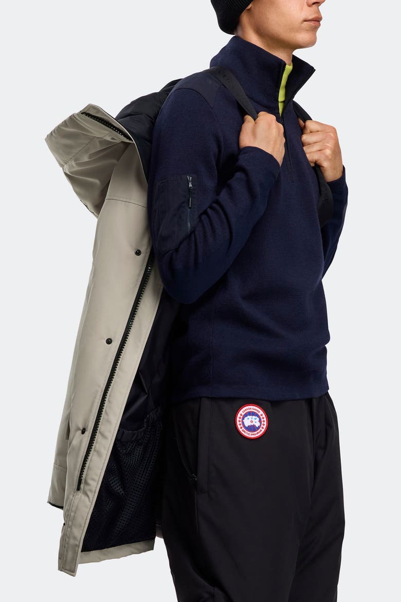 Langford Parka Black Disc, Alternate, color, Limestone