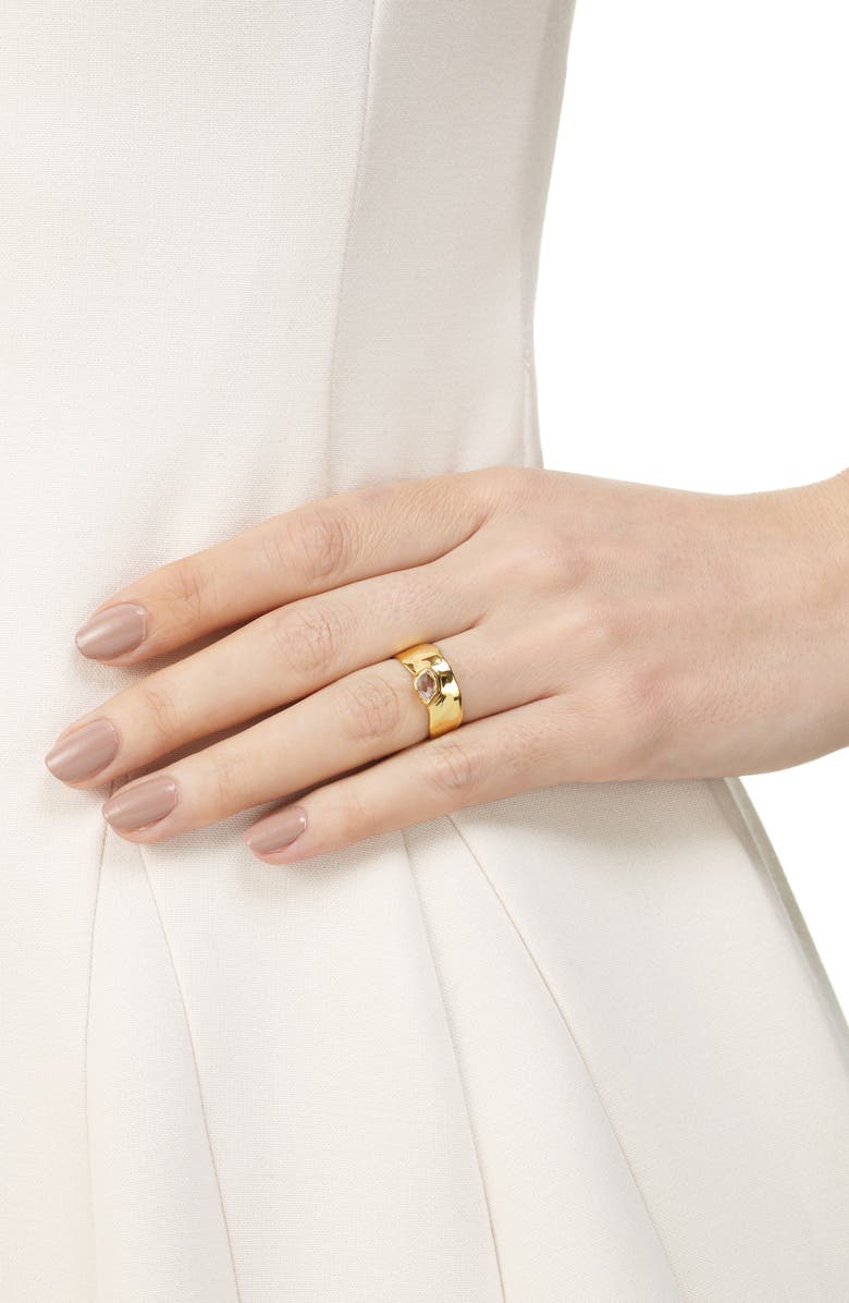 Monica Vinader Siren Wide Band Ring, Alternate, color,