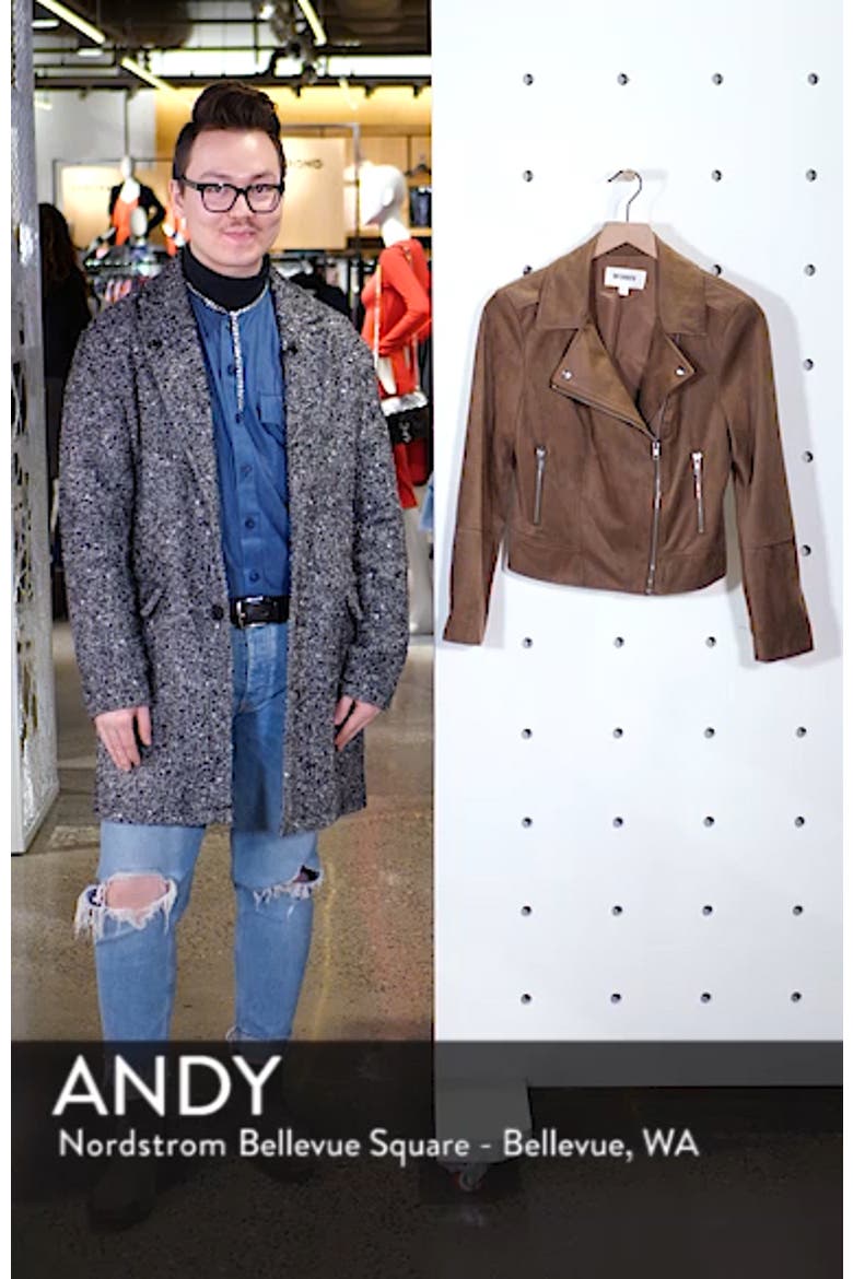 BB Dakota Not Your Baby Faux Suede Moto Jacket video