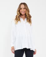 Ripe Maternity Tina Peplum Shirt