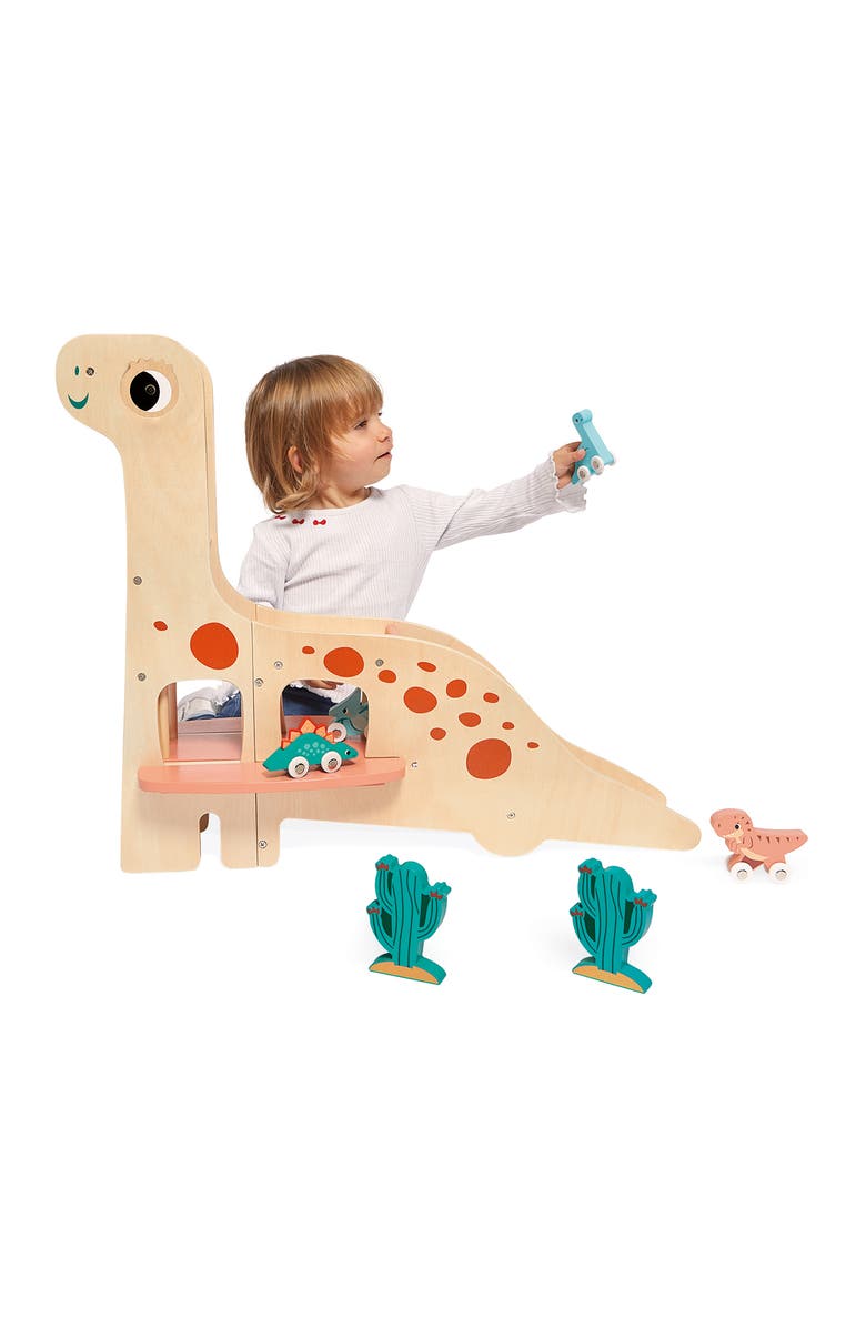 Janod Dino Garage Playset, Alternate, color, 