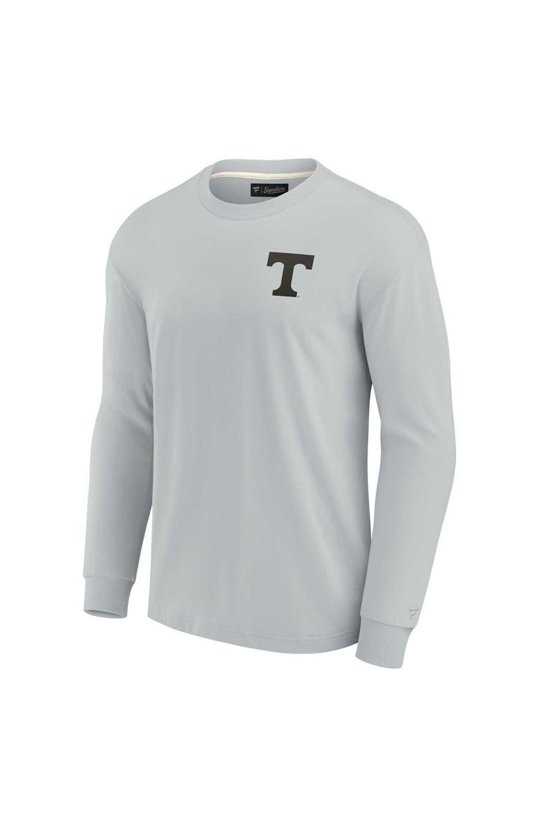 Fanatics Signature Unisex Fanatics Signature Gray Tennessee Volunteers Elements Super Soft Long Sleeve T-Shirt, Alternate, color, Gray