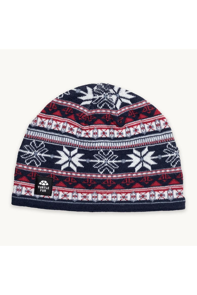 Lars Merino Wool Beanie, Main, color, Navy