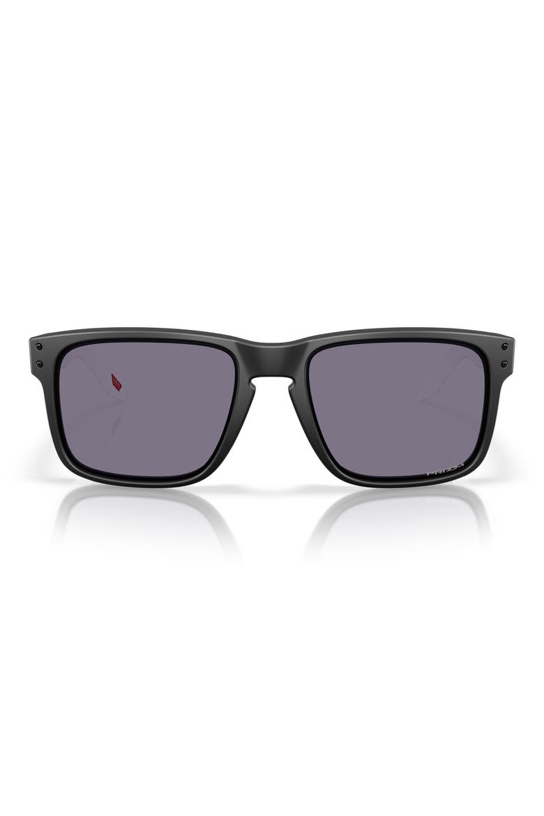 Holbrook™ Fathom Collection 57mm Prizm™ Polarized Square Sunglasses, Main, color, BLACK GREY