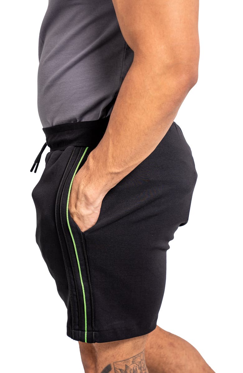 Maceoo Resistanceneon Black Shorts, Alternate, color, Black