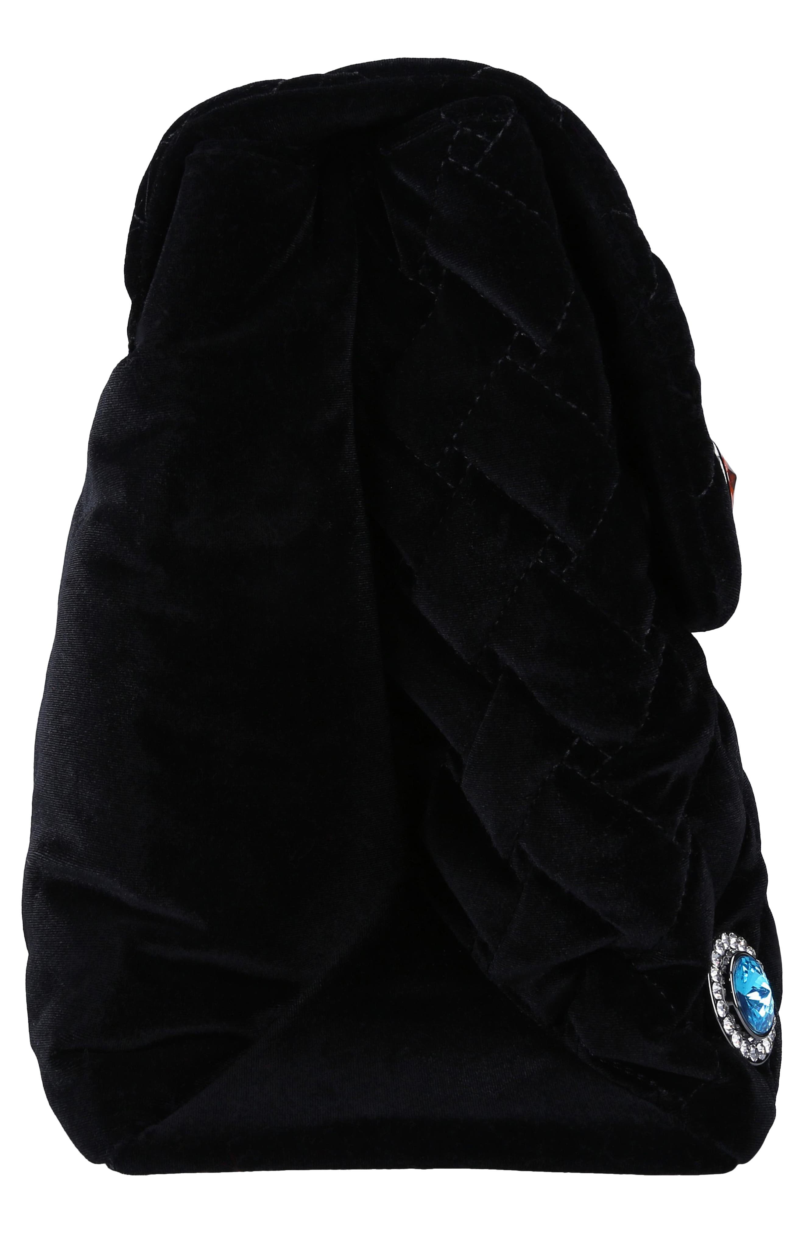 Kurt Geiger London XXL Kensington Velvet Shoulder Bag, Alternate, color, 