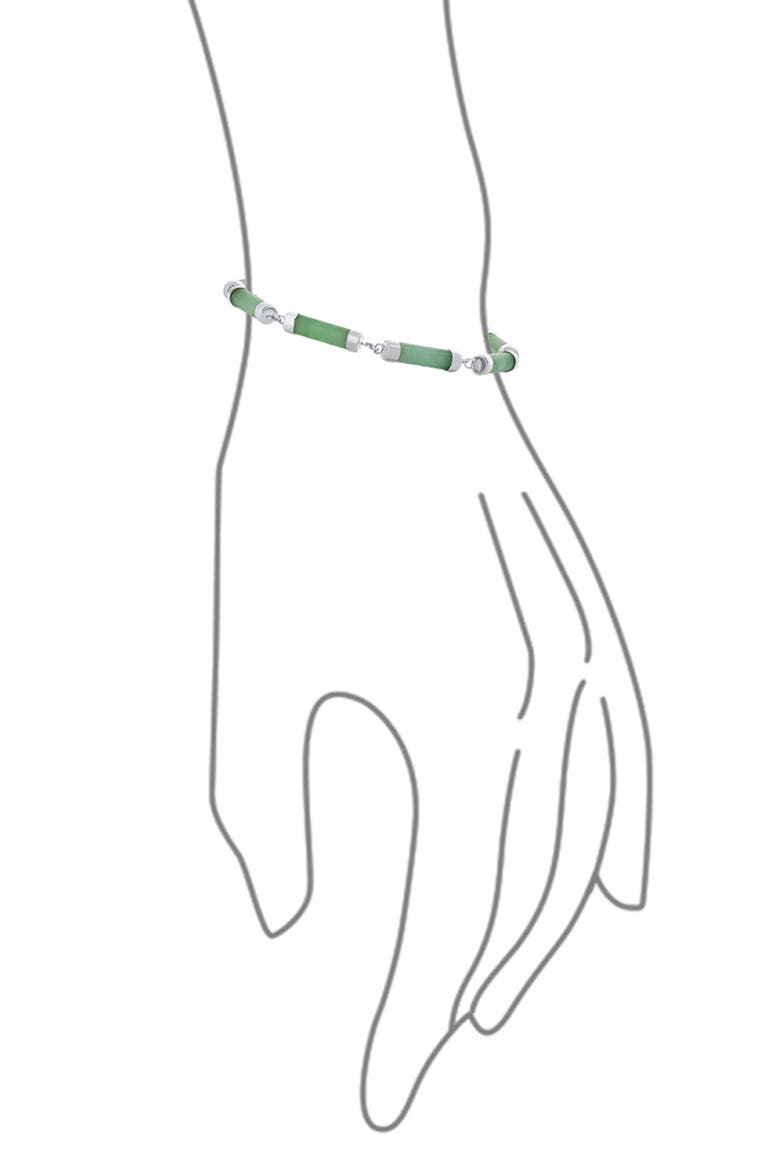 Gemstone Flex Link Bracelet, Alternate, color, LIGHT GREEN