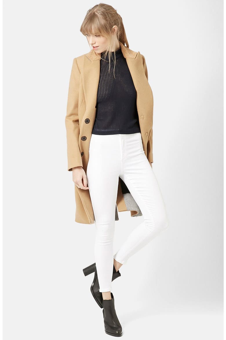 'Joni' High Rise Ankle Jeans, Alternate, color, WHITE