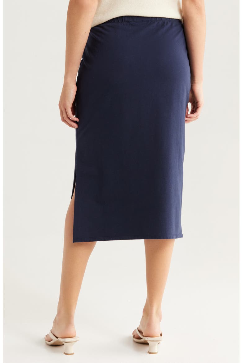 Knit Pencil Skirt, Alternate, color, NAVY BLAZER