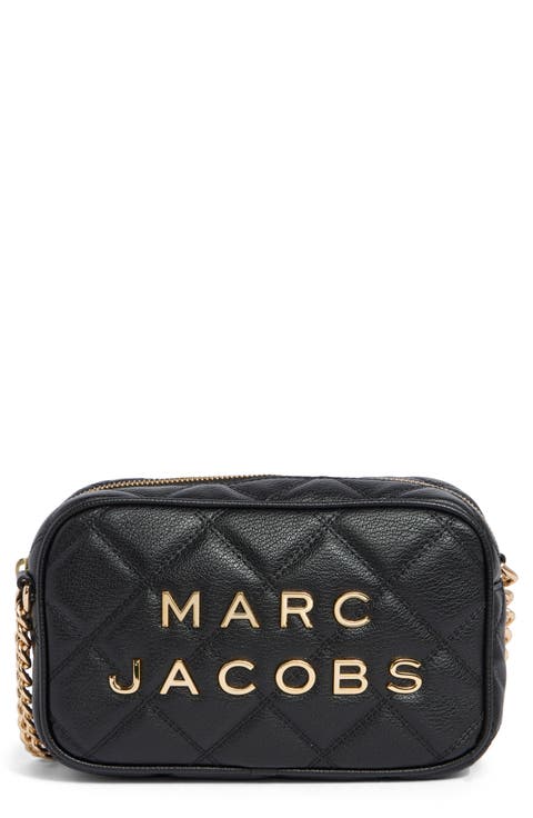 Flash Quilted Faux Leather Camera Bag