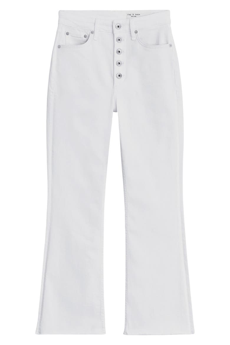 Rag Bone Casey Exposed Button High Waist Ankle Flare Jeans Women Rag Bone Casey Exposed Button High Waist Ankle Flare Jeans Women