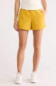 90 DEGREE BY REFLEX Varsity Vault Fleece Shorts