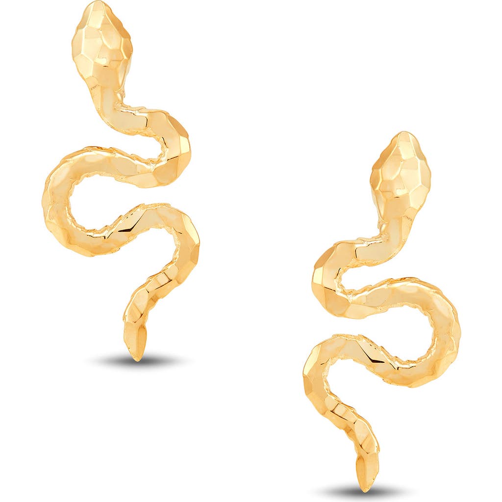Frankie & Zoe Snake Stud Earrings