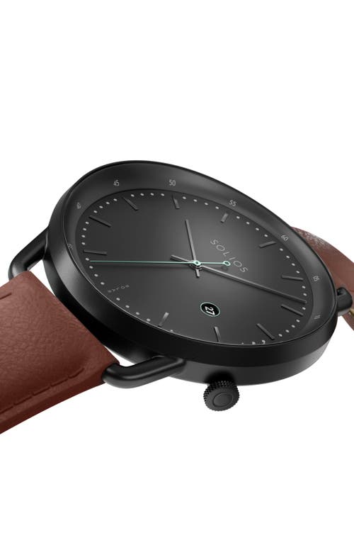 Solios Watches The Solar Curve | Black Dial