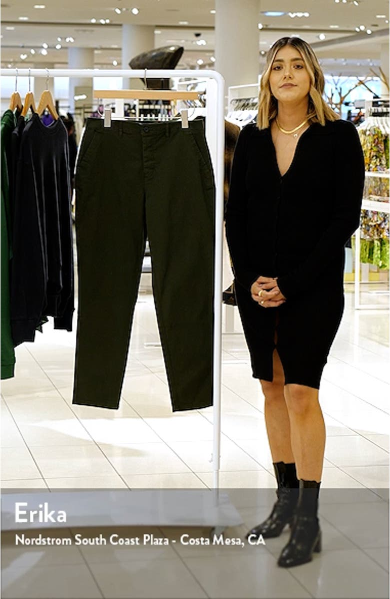 Tapered Fit Stretch Cotton Chinos, sales video thumbnail