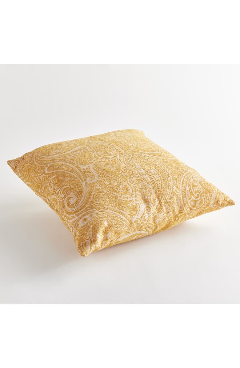 Napa Home & Garden Yara Square Indoor or Outdoor Throw Pillow, 24" x 24", Alternate, color, Yellow