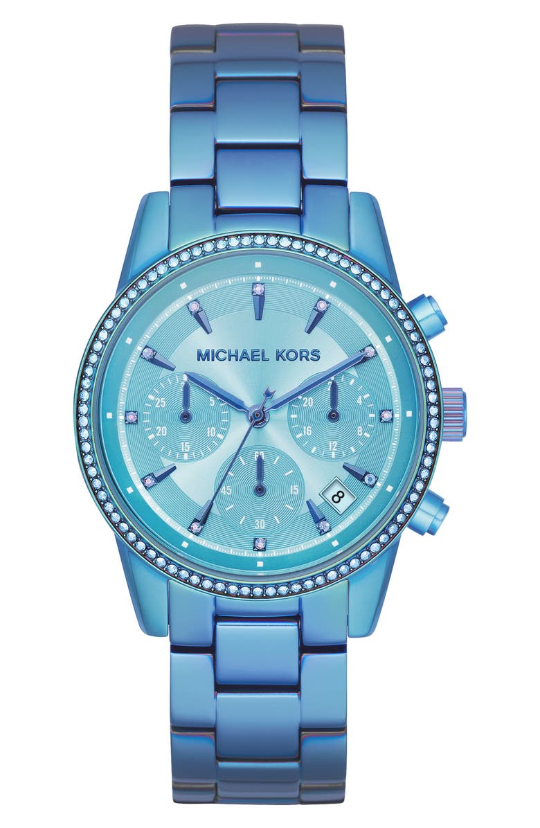 Michael Kors Ritz Chronograph Bracelet Watch, 37mm, Main, color, 
