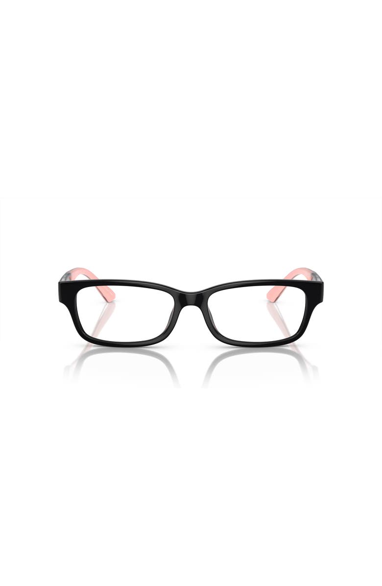 Armani Exchange 54mm Rectangle optical glasses, Alternate, color, Black