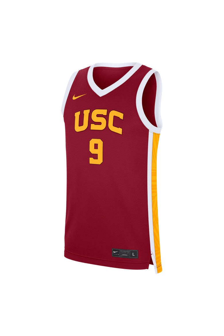 Men's Nike Jazzy Davidson Cardinal USC Trojans Road Replica Basketball Jersey, Alternate, color, Cardinal