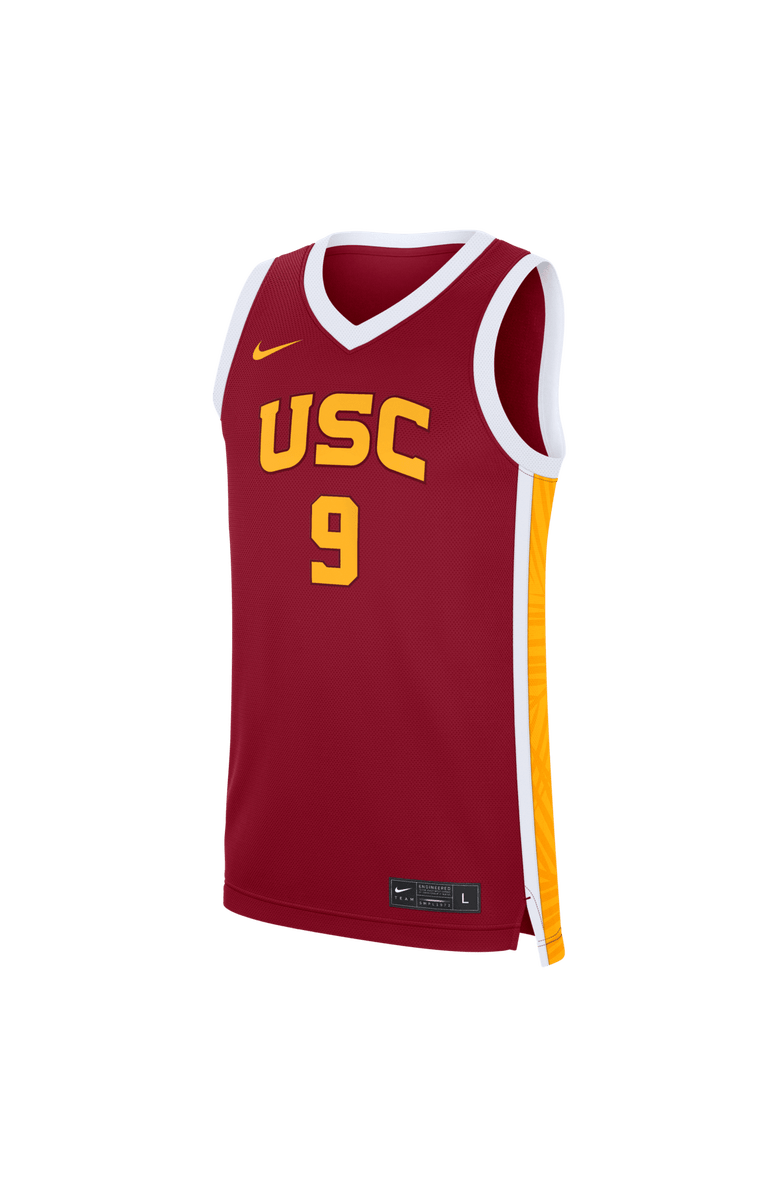 Nike Men's Nike Jazzy Davidson Cardinal USC Trojans Road Replica Basketball Jersey, Alternate, color, Cardinal