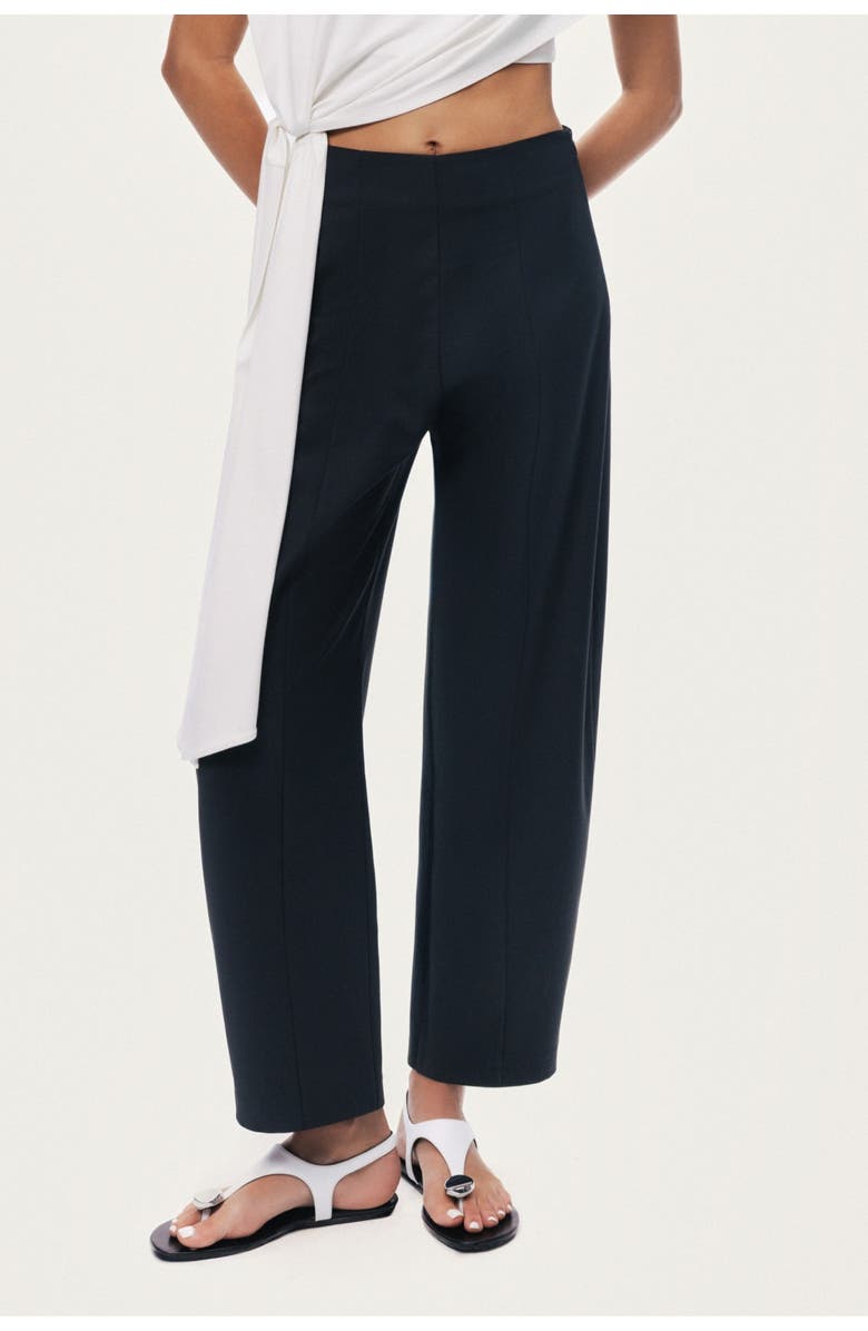 Nocturne Tailored Straight-Leg Pants, Main, color, Black
