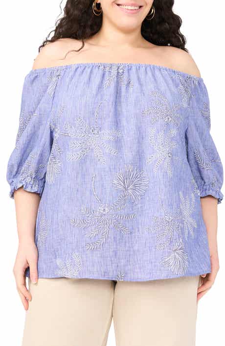 Vince Camuto Off the Shoulder Puff Sleeve Top