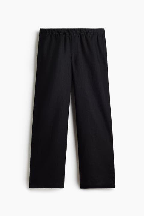 Loose Fit Linen Trousers