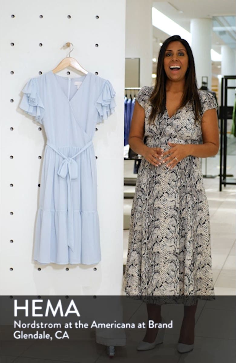 Tiered Ruffle Sleeve Dress, sales video thumbnail