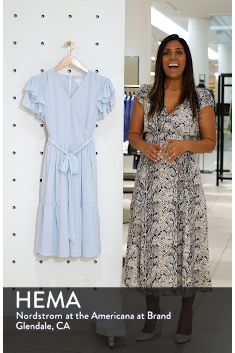 Tiered Ruffle Sleeve Dress video