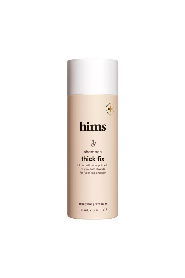 Thick Fix Shampoo Thickening, Strengthening, Saw Palmetto & Niacinamide Formula, Main, color, Beige