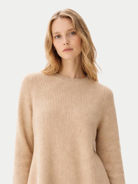 Cashmere Sweater with Side Zippers