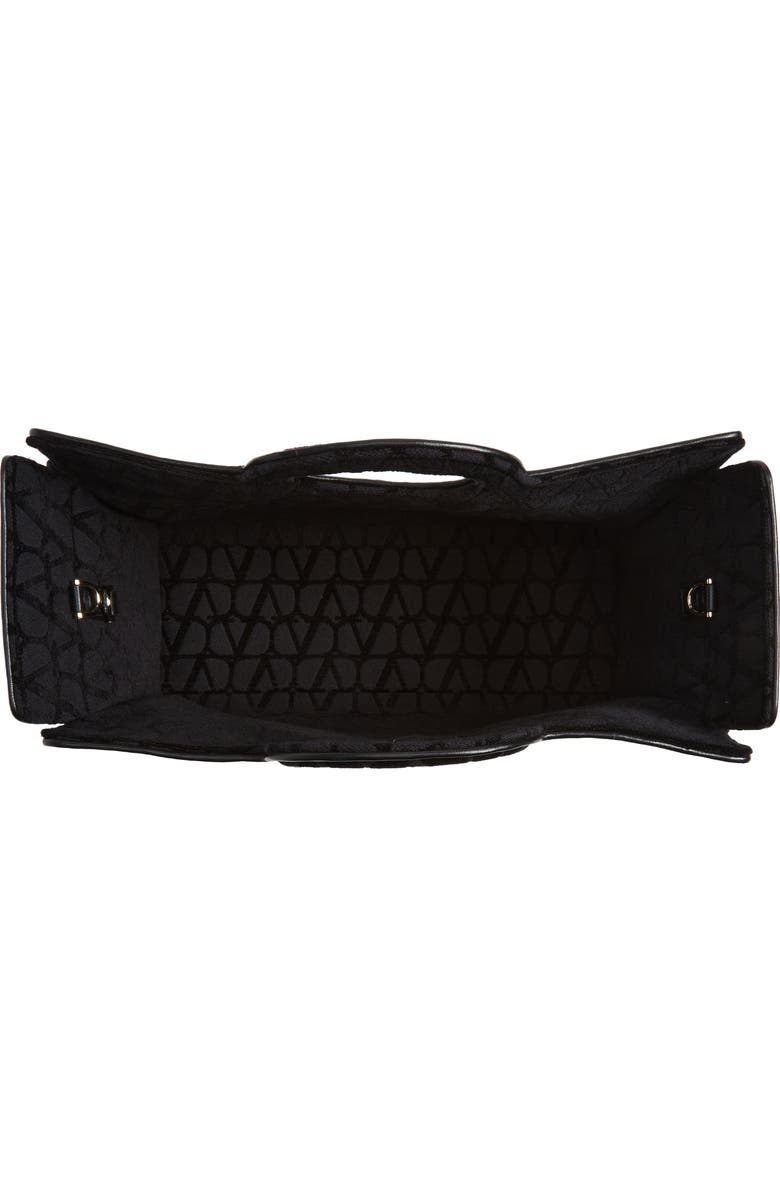 Valentino Garavani La Troisième VLOGO Toile Print Canvas Tote, Alternate, color,