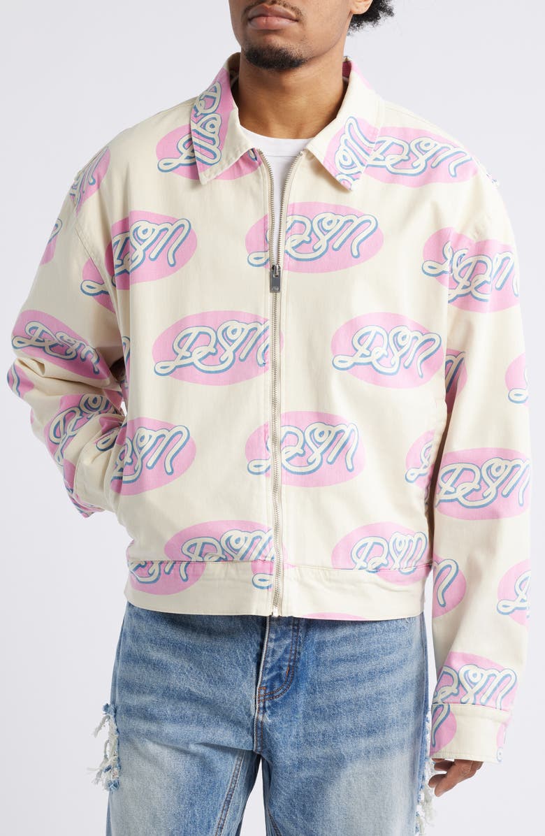 DIET STARTS MONDAY Truck Stop Cotton Crop Jacket, Alternate, color, 