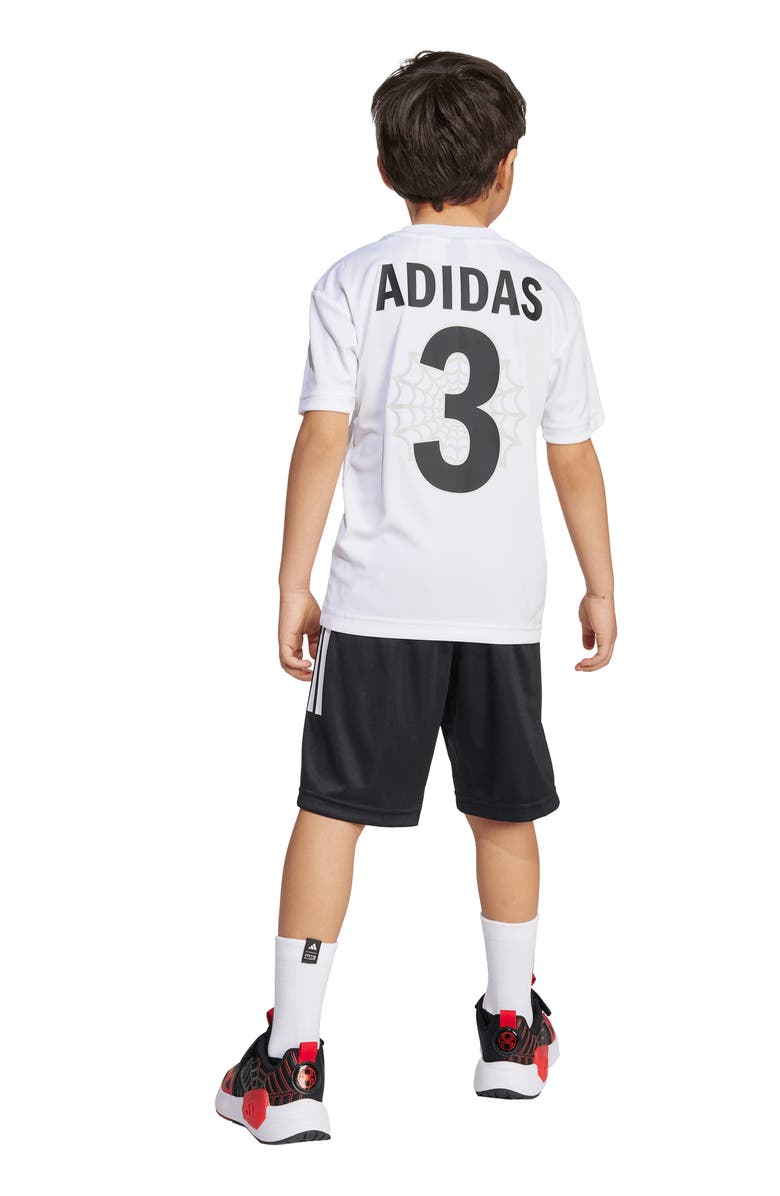 adidas Originals x Marvel Kids' Spider-Man Climacool T-Shirt & Shorts Set, Alternate, color, 