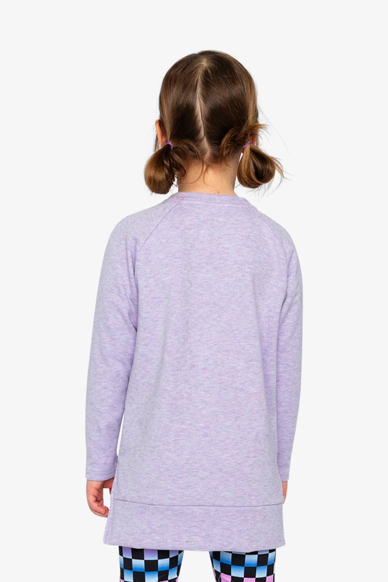 Brushed Jersey Sequin Unicorn Tunic, Alternate, color, Violet