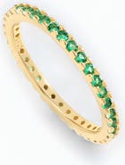 Mint & Lily May Birthstone Eternity Stacking Ring